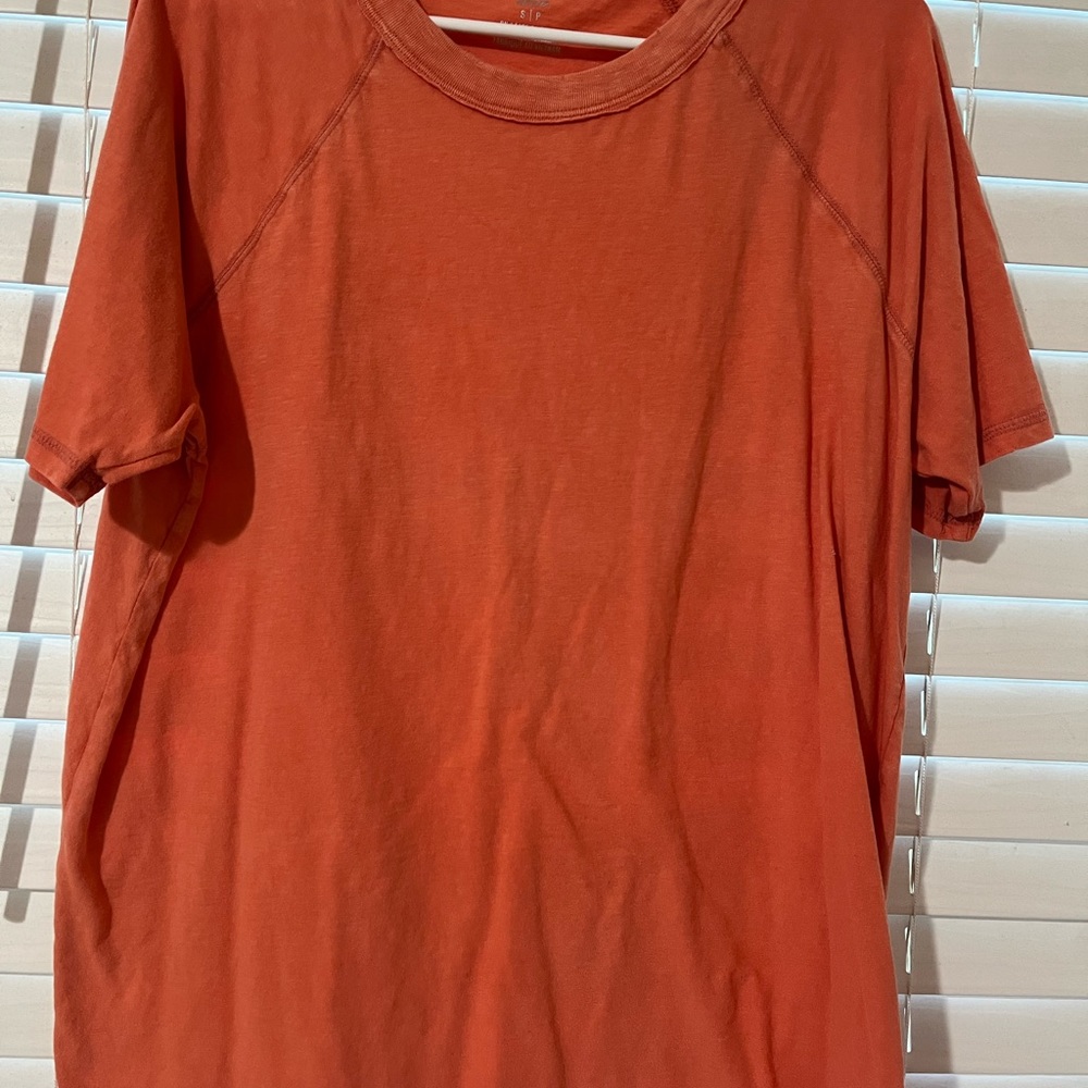 Aerie Distressed Basic Boyfriend T-Shirt